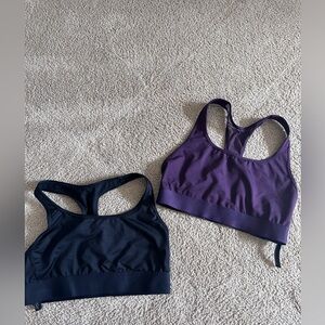 2 Victoria’s Secret Sports Bra Bundle (two size medium)